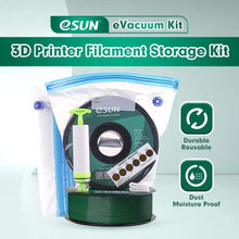 Charger l&#39;image dans la galerie, ESUN Official Store 3D Printing Materials eSUN Storage Bag Kit 3D Printing Silk PLA PETG TPU Filament Sealed Vacuum Keep Dry Avoid Moisture for 3D printer spools